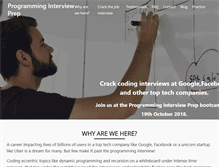 Tablet Screenshot of programminginterviewprep.com